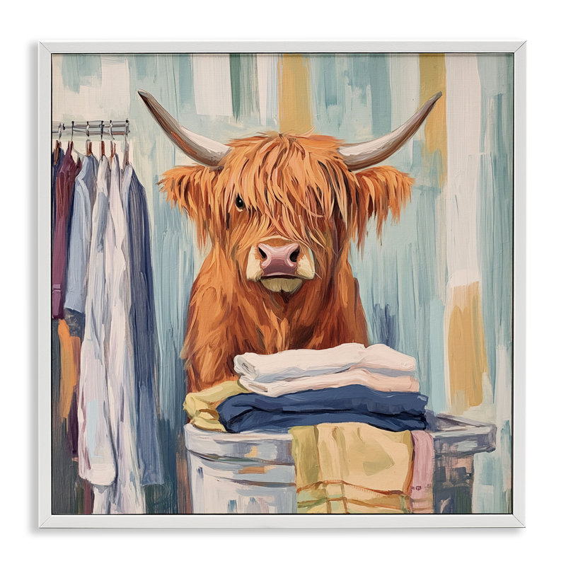Giclée encadrée, par Nina Blue, H 12 po x l 12 po, Estampe numérique encadrée blanc bord de mer