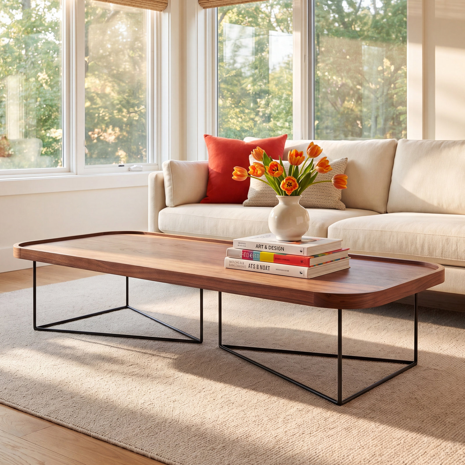 Porter Coffee Table, Walnut