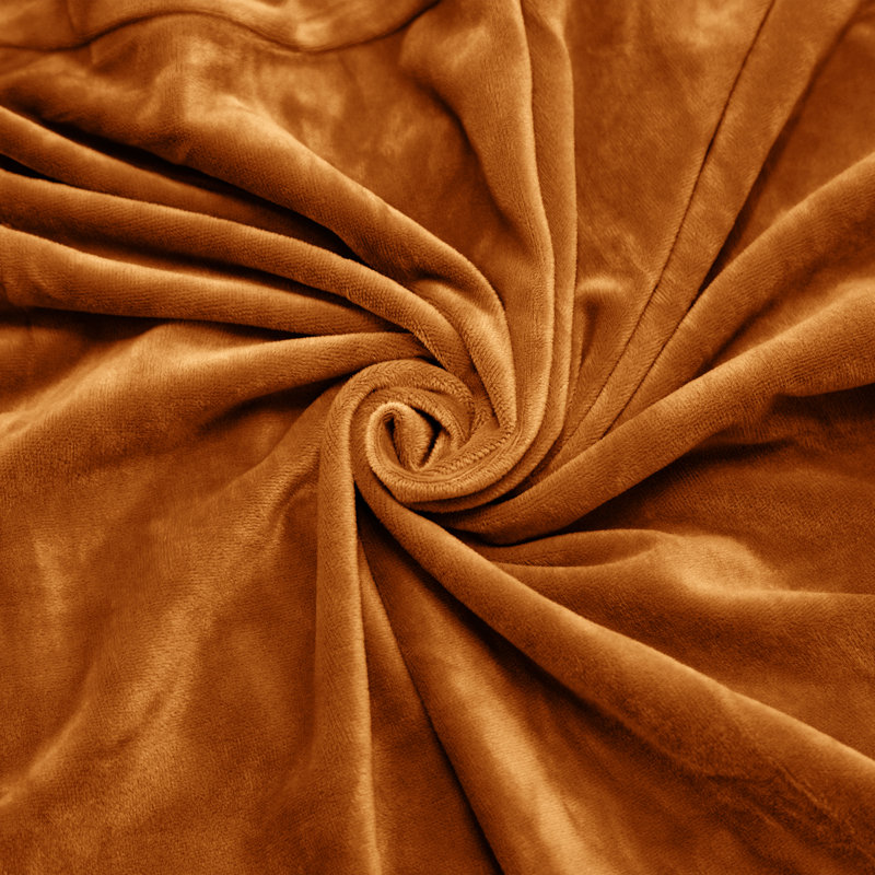 Housse pour fauteuil à coussins en T, Mélange de polyester orange