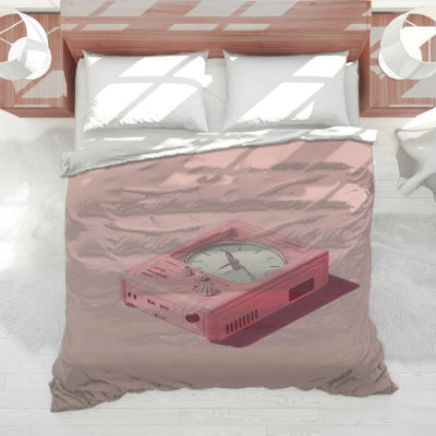 Retro Electronic Clock Comforter