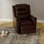 Fauteuil inclinable pivotant avec repose-pieds manuel Global