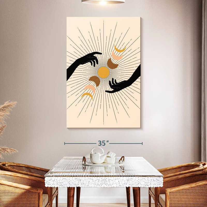 Adella Boho Moon Cycles, 51" H x 34" W