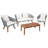 Aliza Acacia 4 - Person Patio Conversation Set with Cushions-1329442283-1329442282