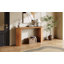 Console en bois de 60 pouces décorée de boules en bois-509860791
