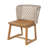 Hapeville Patio 3-Piece Acacia Wood Bistro Set With Wicker Back