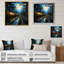 Train Luminous Trails Pointillism - reproduction sur toile-2071809010-2071809008