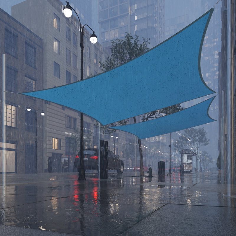 Voile d'ombrage imperméable Royal Shade, Bleu, l 10 pi x P 10 pi