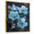 Toile avec cadre flottant or