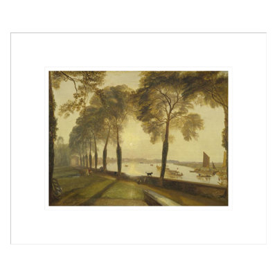 «Mortlake Terrace» par Joseph Mallord William Turner, impression giclée sur cadre