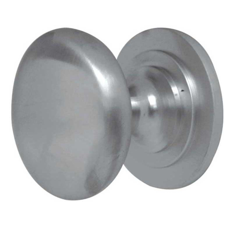 32mm Diameter Mushroom Knob, Satin Nickel