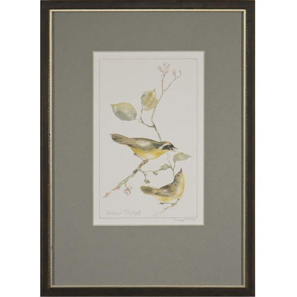 Yellow Throat Print by Daughdrill