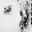 Bisou - Exploration des profondeurs du marbre noir II - Rideau abstrait - Velours obscurcissant - 1 panneau-1458406097