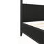 Lit plateforme à baldaquin en bois avec lattes de support-129366218