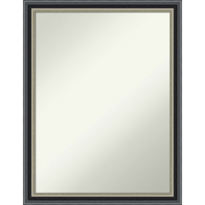 Earsie Solid Wood Rectangle Wall Mirror