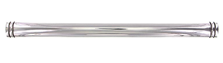Poignée d’appareil 12" center to central Archimedes, Noir, Nickel poli