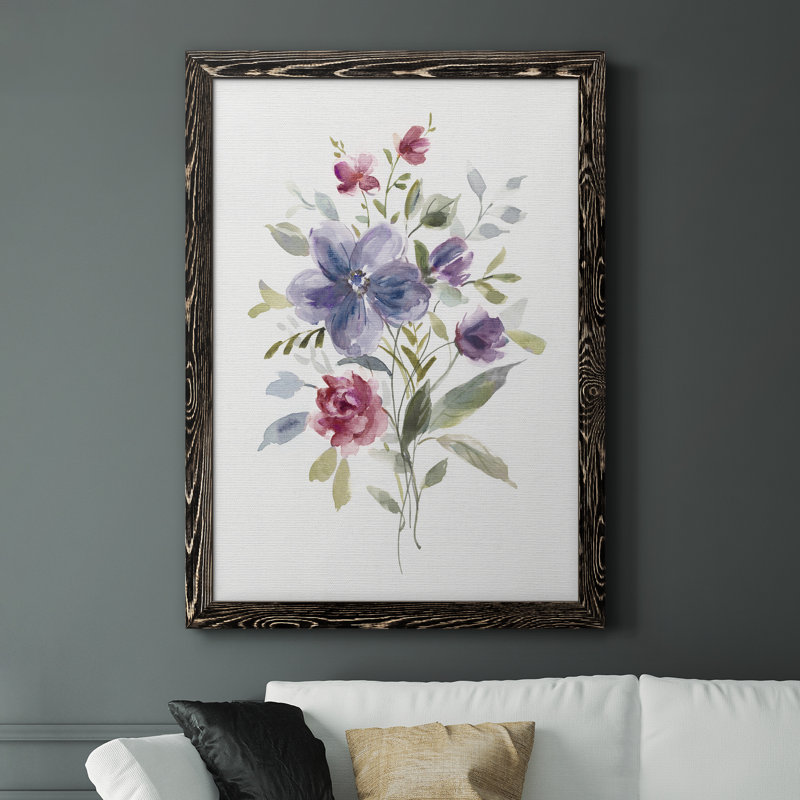 Color Variété II - Peinture sur toile encadrée, Noir, H 37,5 po x l 27,5 po x P 1,5 po