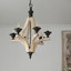 Lustre en bois 6 lumières