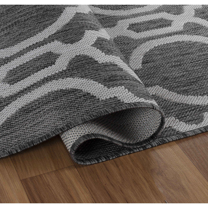 Adalinda Geometric Indoor / Outdoor Area Rug, Rectangle 200 x 290cm