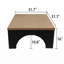 Table basse moderne en bois avec base Parkmont