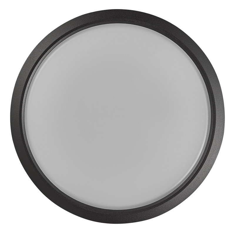 LED Flush Mount, Black