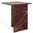 Genna Kynesha 2 Leg Marble Accent Table-1421127105