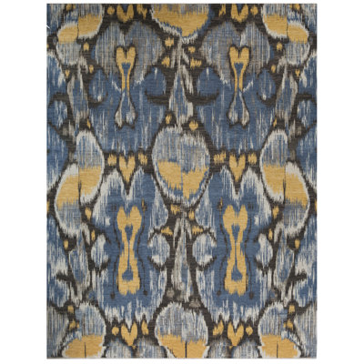 Wool Abstract Area Rug