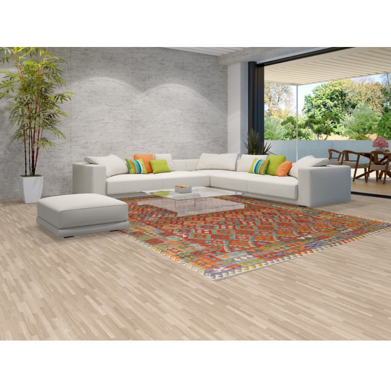 Tapis kilim réversible en laine 10 x 13