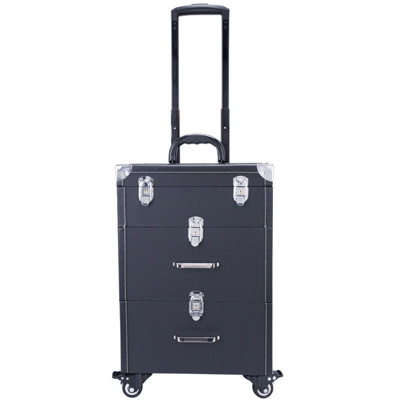 Travel Case + Drawers, Black