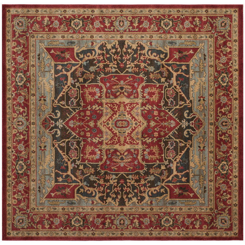Astoria Performance Oriental Rug, Square 3'