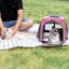 Sac de transport pour animaux de compagnie pour chats, sac de transport pour animaux de compagnie à côtés souples pour gros chats et chiots