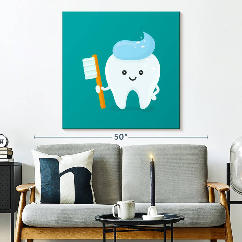 Alcaraz Cartoon Tooth Brushing