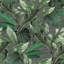 The Loft Collection Tropical Leaf Brick 3-Panel Wall Mural-1004151027