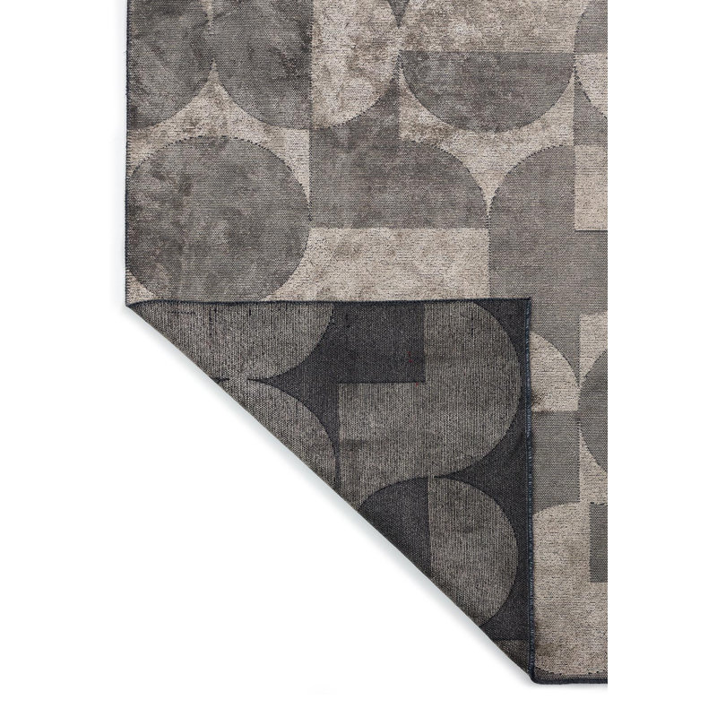 Modern Abstract Polka Dots Rug, Rectangle 9'10" x 14'