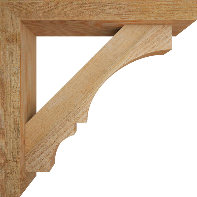 Support de bloc Balboa avec entretoise décalée, 20 po x 20 po, Sapin Douglas de l 4 po (scié brut)