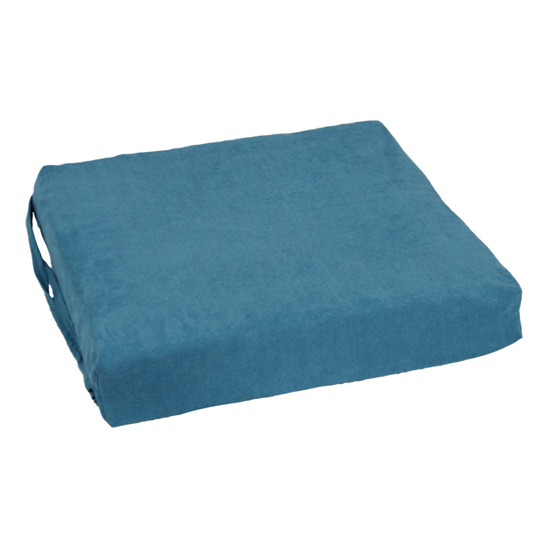 Outdoor 3'' Seat Cushion, Teal