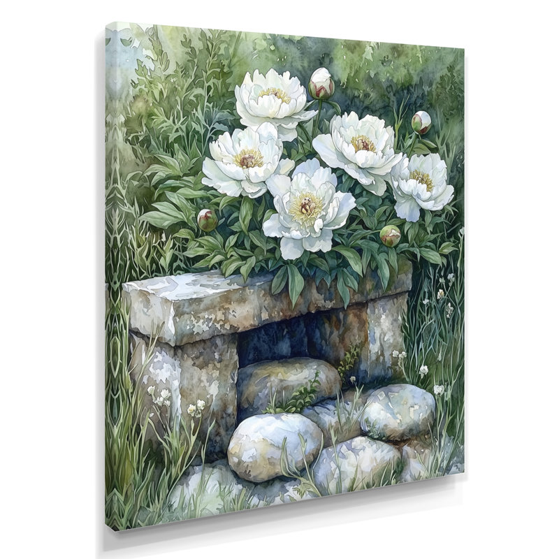 Kennelly - Floral Wall Art Prints, H 20 po x l 12 po, Toile tendue, Ne s’applique pas