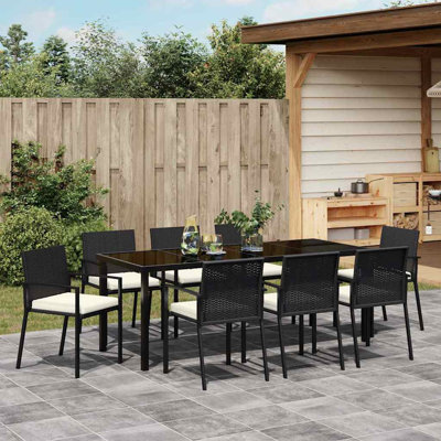 Eliezel 8 - Person Patio Dining Set with Rectangular Table