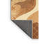 Tapis moelleux moelleux d'inspiration marocaine en brun et beige-1937302011