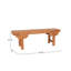 Banc en bois massif naturel sculpté