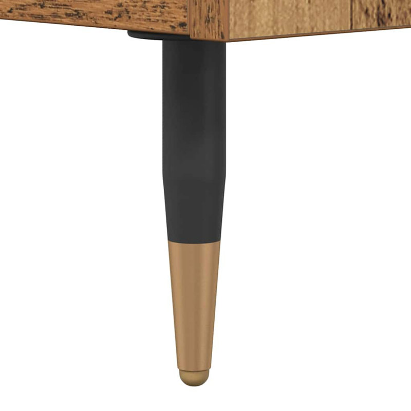 Coffee Table with Storage, Old Wood