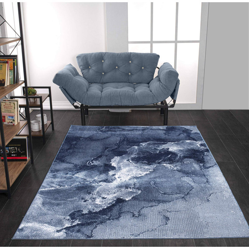 Nescatunga Abstract Indoor Rug, Rectangle 6'6" x 9'6"