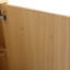 Armoire de salle de bain autoportante 48 po, 2 portes à fermeture douce et 3 tablettes de rangement ouvertes, emballage KD (meuble-lavabo seulement, sans lavabo)