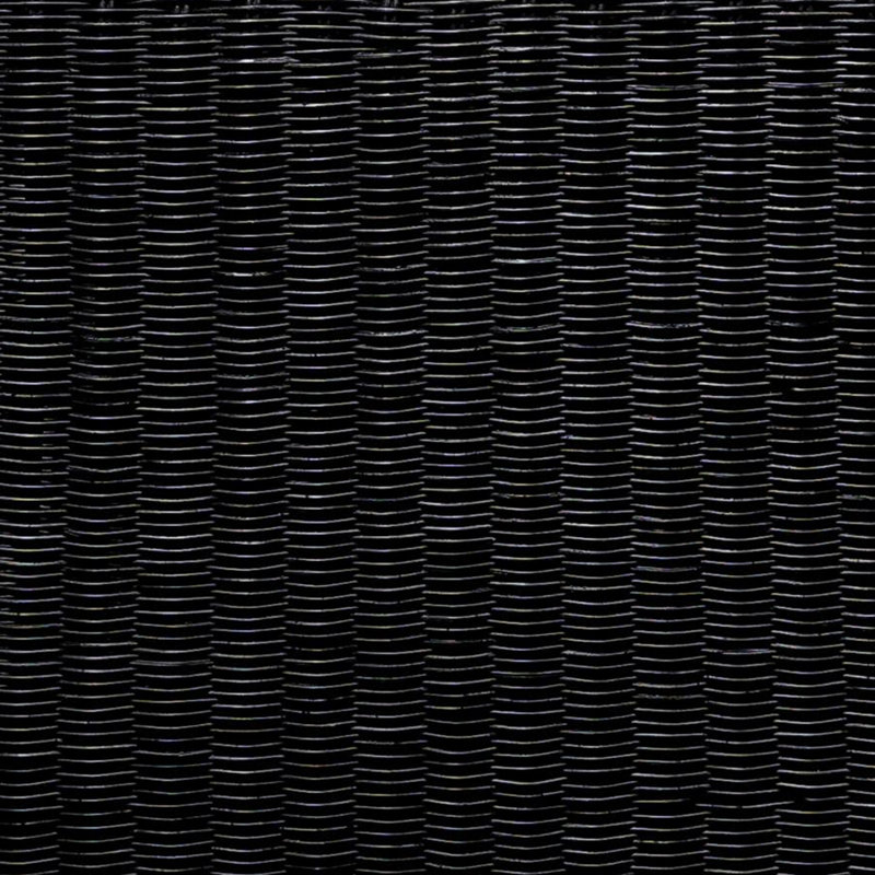 Table de bout carrée en rotin tissé