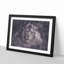 Lion in the Mist - Picture Frame Graphic Art Print-56859921-56859926