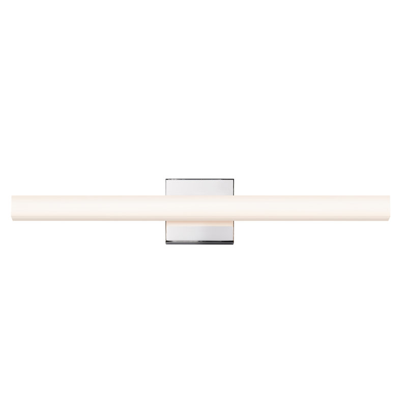 SQ-bar 1 - Light LED Bath Bar, Polished Chrome