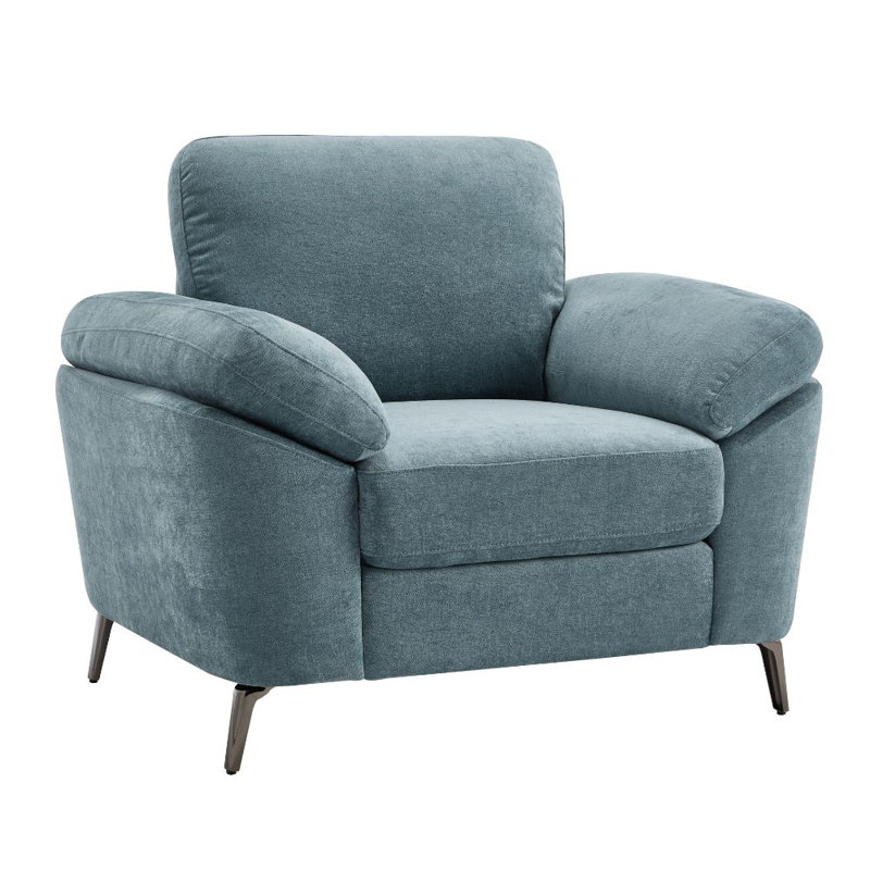 Debborah Upholstered Armchair, Teal