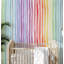 Rainbow Stripe Wallpaper Pastel Blue Yellow Pink
