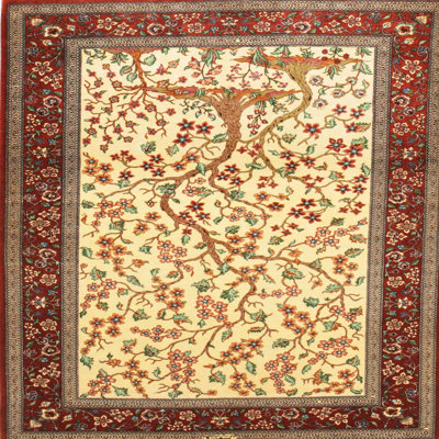 Tapis oriental beige