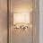 Dahlia 1-Light Wall Sconce in Warm Brass