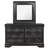 CROCODILE METALLIC GREY MIRROR
